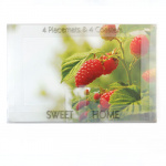 Набор салфеток 4шт пластик 43*28*0,4см Малина GC901 VETTA