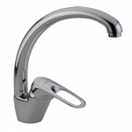 Смеситель Klabb 11 для кухни с бок. ручкой, керам. картридж 40 мм, хром