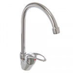 Смеситель Quartz Н9030 для кухни с бок. ручкой, керам. картридж 35 мм, хром