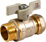 Кран шаровой CTM ц/п 16*1/2 бабочка