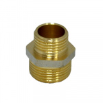 Бочонок переходный (ниппель переходник) латунь н/н 1/2"-3/4"