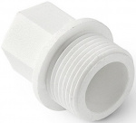 Полипропилен Заглушка в трубу 3/4 в трубу резьбовая нар. резьба