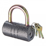 Замок навесной гаражный 80мм арт О-80 ЕРМАК