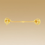 Крючок дверной 2151-3" PB золото, металл