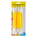 Набор кулинарный 8 пр. для декорирования, пластик, 16,5см