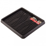 Лоток для обуви на 2 пары, пластик, 43x39см