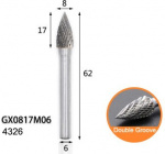 Фреза GX0717M06 наконечник 8*17мм