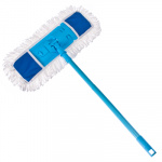 Швабра с насадкой из микрофибры, пластик, металл, 12x42см VETTA