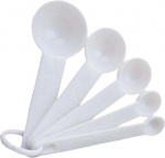 Ложка мерная 5шт 1,25мл 2,5мл 5мл 7,5мл 15мл белый