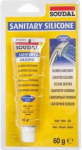 Силикон санитарный СОУДАЛ 60г белый