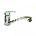 Смеситель Ascot 201 для кухни, кор. излив, керам. картридж 35 мм, хром