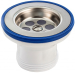 Выпуск VIRPlast Элит 70мм 1 1/2" с нержавеющей сеткой