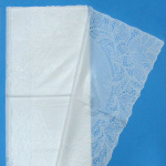 Скатерть ажурная 150x228см белая арт WL217 VETTA