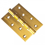 Петля 100*75*2,2мм 4 подшипника матовое золото