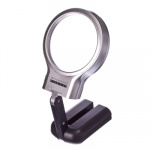 Лупа с подсветкой на подставке, пластик, 2,5-кратное увеличение