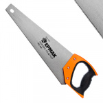 ЕРМАК Ножовка по дереву 400мм, закаленный зуб, трехстор заточка, (чистый пропил, 12 зубьев на дюйм)