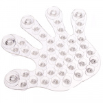 Мыльница на присосках, силикон, 6 цветов, ММ-01