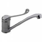 CRYSTAL mix Смеситель Victoria для кухни, локтевая ручка, керам. картридж 40 мм, хром