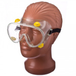 Очки закрытые слесарные с непрямой вентиляцией, поликарбонат, ПВХ