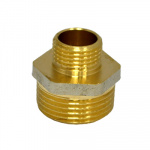 Бочонок переходный (ниппель переходник) латунь н/н 1/2-1"