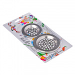 Набор решеток для раковины 2 шт, 6см., 8см., нерж.сталь, BDF6076-K