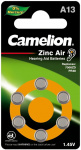 Батарейка Camelion ZA13 BL-6 для слуховых аппаратов 1шт