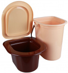 Ведро-туалет 17л со съемным горшком М3051