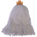 Швабра с круглой насадкой из микрофибры 120гр., черенок 110см