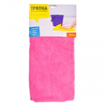 Тряпка для пола из микрофибры, 50х70см, 200г/кв.м, махровая VETTA