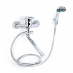 CRYSTAL mix Смеситель Аква Аззур для ванны, дл. прямой излив, керам. картридж 40 мм, хром