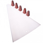 Набор кулинарный силиконовый (кондитерский мешок, фигурные наконечники)