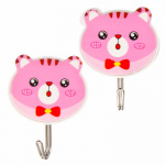 Крючки самоклеющиеся в пакете, 2 шт ВЕСЕЛЫЙ РОДЖЕР