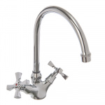 RAIN Смеситель 506-05 для кухни, керам. кран-буксы 1/2", хром