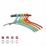 Вешалка пластм. размер 46-48 "Лайт" для верх.одежды М502