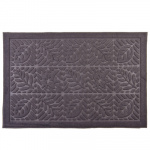 VETTA Коврик с ворсовой поверхностью "Foliage" черный 40х60 см CR003