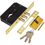 Замок врезной 189-3M (золото)