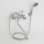 Смеситель Violet 897 для ванны, дл. нос, керам. кран-буксы 1/2", хром CRYSTAL mix