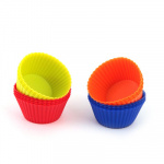 VETTA Набор форм силиконовых 16шт, 6.5x3.3см, "Кекс", 4 цвета, HS-080C