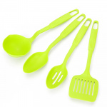 Набор кухонных принадлежностей 4 пр., пластик, зеленый, арт С1004