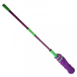 Швабра с отжимом, с насадкой из микрофибры, 113см, 2 цвета, металл, пластик VETTA