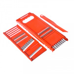 Терка многофункциональная со сменными лезвиями, 7 пр