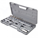 Набор головок, 19 предметов, 10-32 мм, с карданным шарниром 1/2" ЕРМАК