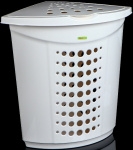 Корзина для белья 45л угловая Алеана