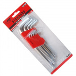 FALCO Standard Набор ключей - шестигранников 1,5-10мм, с шаром удл.,9шт. (015)