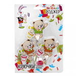 ВЕСЕЛЫЙ РОДЖЕР Крючки самоклеющиеся на блистере, 3 шт WF-174