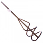 Миксер для строительных смесей 80x6x450мм, полимерная окраска, цвет бронза