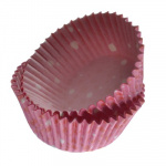 Бумажные формы для кексов, маффинов "Горох" 24шт.d=50мм, h=32мм