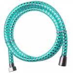 Шланг для душа 150 см, 1/2"(Имп)-1/2"(Имп), пластик, зеленый