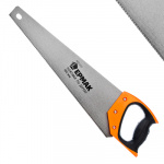 Ножовка по дереву 450мм закал. зуб трехстор заточка чистый пропил 12 зуб на дюйм ЕРМАК