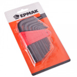 Набор ключей - шестигранников 1,5-10мм, 9шт. (011) ЕРМАК